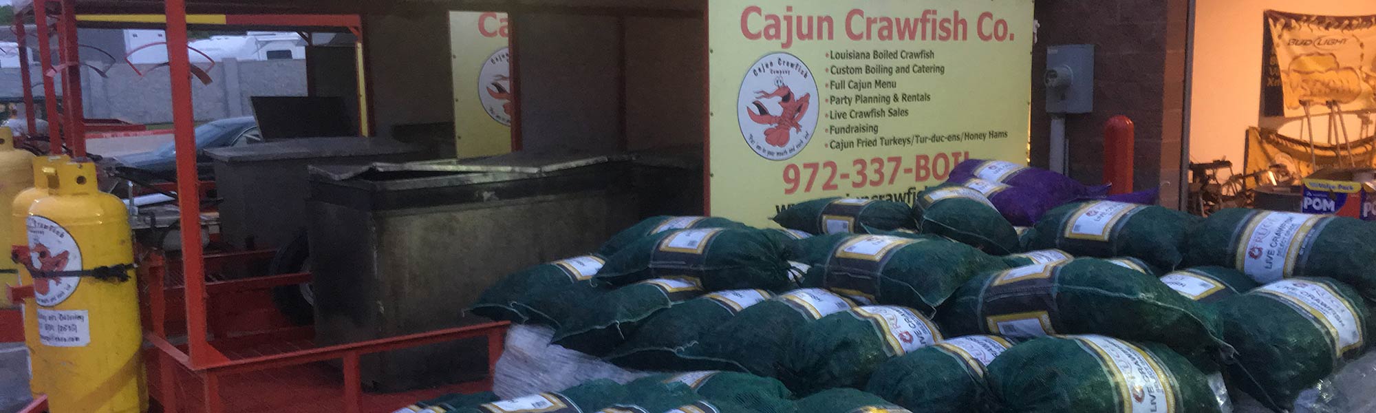 About FAQs | Cajun Catering | CAJUN CRAWFISH COMPANY | Dallas' #1 Cajun Catering Company Since 1998