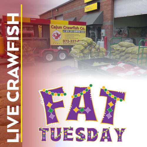 Fat Tuesday - Live Crawfish | Dallas' #1 Cajun Catering Company Since 1998